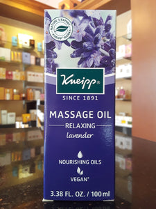 Lavender massage oil