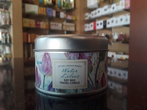 Water Lilies travel candle